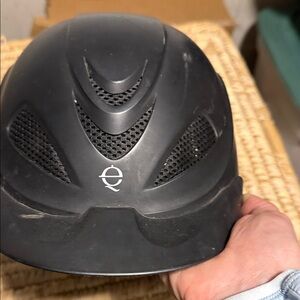 Trial Black Riding Helmet